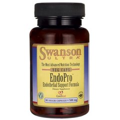 Формула підтримки ендотелію EndoPro, EndoPro Endothelial Support Formula, Swanson, 500 мг, 30 капсул