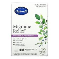 Hyland's, Засіб від мігрені, 100 таблеток
