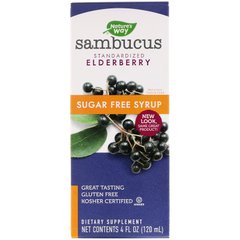 Чорна бузина сироп без цукру Nature's Way (Sambucus) 120 мл