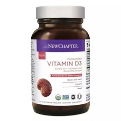 Вітамін Д3 ферментований New Chapter Fermented Vitamin D3 2000 МО 30 вегетаріанських таблеток