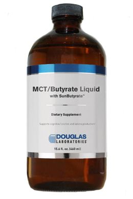 MCT масло та тригліцериди бутирату Douglas Laboratories (MCT/Butyrate Liquid With SunButyrate) 460 мл