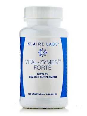 Ензими Klaire Labs (Vital-Zymes Forte) 120 вегетаріанських капсул