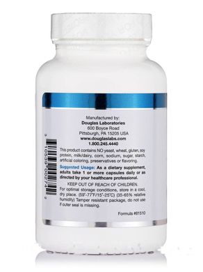 Параамінобензойна кислота (ПАБК) Douglas Laboratories (PABA) 500 мг 100 капсул