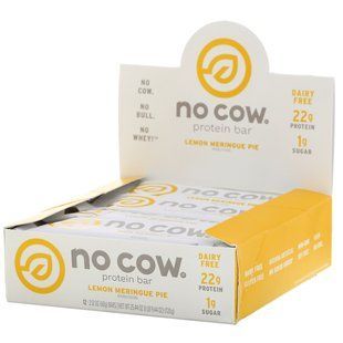 Протеиновый батончик, лимонный пирог с безе, No Cow, 12 батончиков по 60 г (2,12 унции) купить в Киеве и Украине