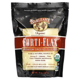 Barlean's, Organic Forti-Flax, Premium Ground Flaxseed, 14 oz (397 g) купить в Киеве и Украине