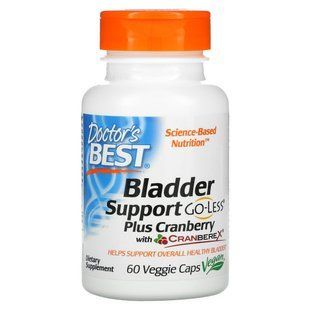Поддержка мочевого пузыря с клюквой Doctor's Best (Cranberry) 60 капсул купить в Киеве и Украине