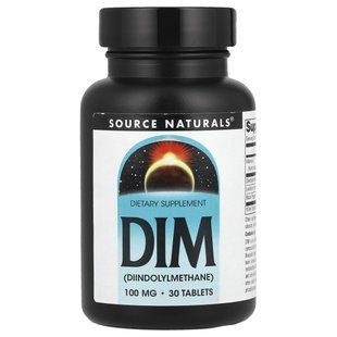 Source Naturals, ДІМ, 100 мг, 30 таблеток