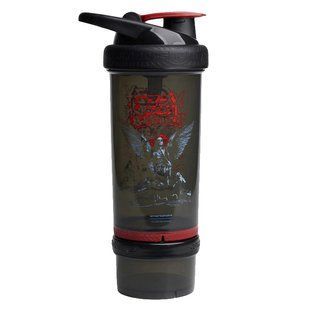 Шейкер 2 в 1 с контейнером внизу и мягкой ручкой-петлей SmartShake (Revive Rockband Ozzy Osbourne) 750 мл купить в Киеве и Украине