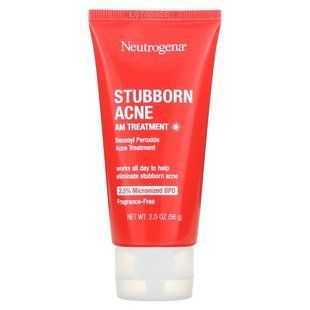 Лечение упорных угрей AM, Stubborn Acne AM Treatment, Neutrogena, 56 г купить в Киеве и Украине