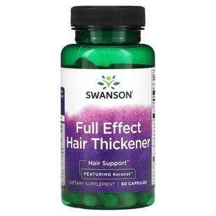 Swanson, Full Effect Hair Thickener, 60 Capsules купить в Киеве и Украине