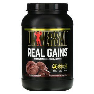 Гейнер вкус шоколадного мороженого Universal Nutrition (Real Gains) 1.73 кг купить в Киеве и Украине