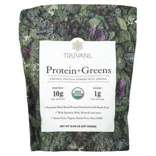 Truvani, Protein + Greens, 12.59 oz (357 g) купить в Киеве и Украине
