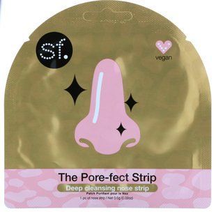 Полоска Pore-fect, полоса для глубокого очищения носа, SFGlow, 1 полоска для носа, 0,6 г купить в Киеве и Украине