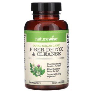 Fiber for detoxification and cleansing NatureWise (Fiber Detox & Cleanse) 60 vegetarian capsules