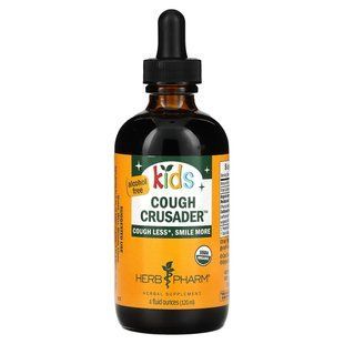 Herb Pharm, Kids, Cough Crusader, Alcohol Free, 4 fl oz (120 ml) купить в Киеве и Украине