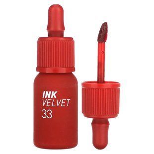 Peripera, Ink Velvet Lip Tint, 33 Pure Red, 0.14 oz (4 g) купить в Киеве и Украине