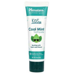 Himalaya, Botanique, детская зубная паста, холодная мята, 4,0 унции (113 мл) купить в Киеве и Украине