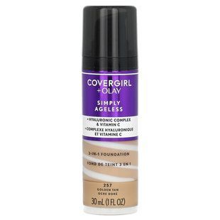Covergirl, Olay Simply Ageless, 3-in-1 Foundation, 257 Golden Tan, 1 fl oz (30 ml) купить в Киеве и Украине