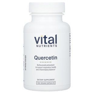 Vital Nutrients, Кверцетин, 250 мг, 100 вегетарианских капсул купить в Киеве и Украине