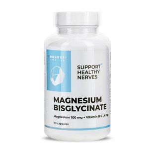 Progress Nutrition, Magnesium Bisglycinate, 90 caps купить в Киеве и Украине