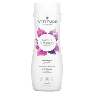 ATTITUDE, Super Leaves Science, Shower Gel, White Tea Leaves, 16 fl oz (473 ml) купить в Киеве и Украине
