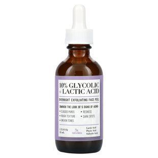 Medix 5.5, 10% гліколева + молочна кислота, нічний пілінг, що відлущує, для обличчя, 1,75 рідких унцій (52 мл)