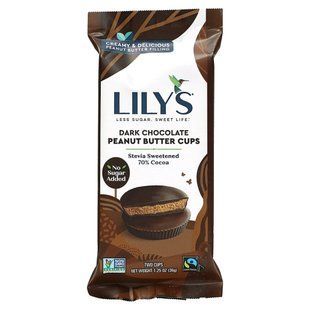 Lily's Sweets, Peanut Butter Cups, Dark Chocolate, 2 Cups, 1.25 oz (36 g) купить в Киеве и Украине