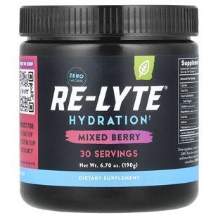 Redmond Trading Company, Re-Lyte&reg; Hydration, Mixed Berry, 6.7 oz (190 g)