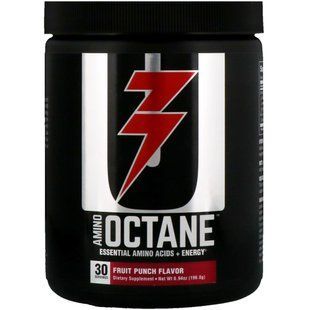 Amino-octan Ester Amino Acids + Energy, Fruit Punch, Universal Nutrition, 6.94 oz (196.8 g)