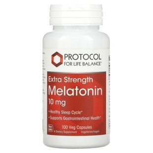 Мелатонин Экстра Сила Protocol for Life Balance (Melatonin Extra strenght) 10 мг 100 капсул купить в Киеве и Украине