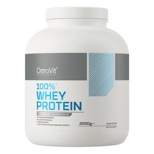 OstroVit, 100% Whey Protein, арахісова паста, 2000 г