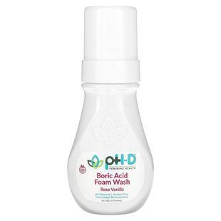 pH-D Feminine Health, Boric Acid Foam Wash, Rose Vanilla , 6 fl oz (177.44 ml) купить в Киеве и Украине