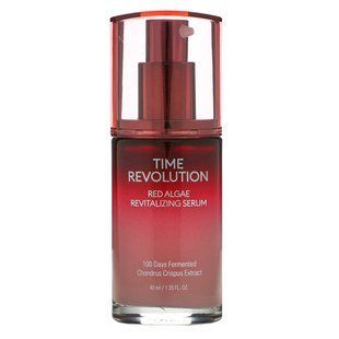 Missha, Time Revolution, regenerating serum from red algae, 40 ml (1.35 fl oz).
