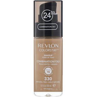Makeup for combination and oily skin, shade natural tan 330, 30 ml