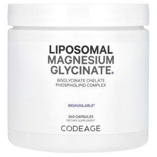 Магний глицинат липосомальный CodeAge (Liposomal Magnesium Glycinate) 240 капсул купить в Киеве и Украине