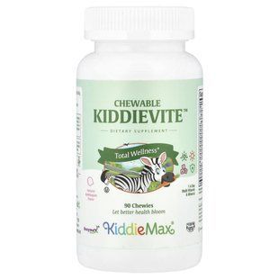 Maxi Health, KiddieMax&reg; Chewable Kiddievite&trade;, Natural Bubblegum, 90 Chewies