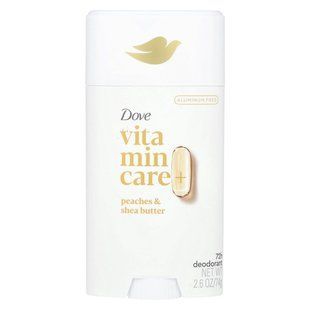 Dove, Vitamin Care+ Deodorant, Peaches & Shea Butter, 2.6 oz (74 g) купить в Киеве и Украине
