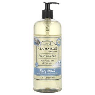 A La Maison de Provence, Body Wash, Fresh Sea Salt, 25.36 fl oz (750 ml) купить в Киеве и Украине