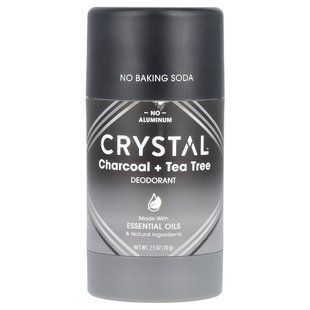 Magnesium Enriched Deodorant, Wood Charcoal + Tea Tree, 2.5 ounces (70 g)