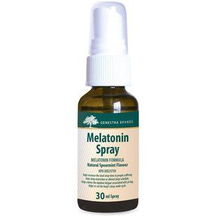 Мелатонин, Melatonin, Genestra Brands, спрей, мятный вкус, 30 мл купить в Киеве и Украине