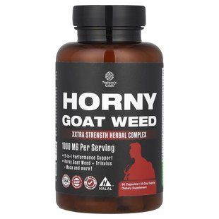 Nature's Craft, Horny Goat Weed, 1,000 mg, 90 Capsules (500 mg per Capsule)