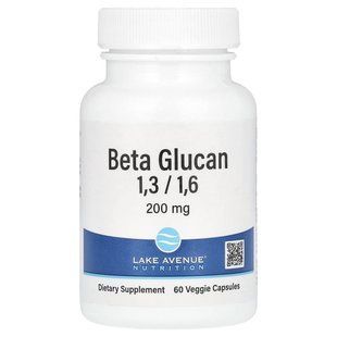 Beta Glucan, Lake Avenue Nutrition, 200 mg, 60 vegetarian capsules