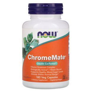 Хром комплекс Now Foods (ChromeMate) 180 капсул купить в Киеве и Украине