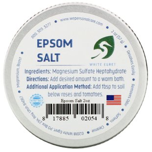 Английская соль White Egret Personal Care (Epsom Salt) 57 г купить в Киеве и Украине