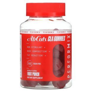 Performix, Ab Cuts CLA Gummies, Fruit Punch, 60 Gummies купить в Киеве и Украине