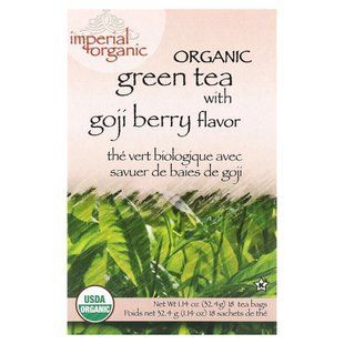 Uncle Lee's Tea, Imperial Organic, Green Tea with Goji Berry, 18 Tea Bags, 1.14 oz (32.4 g) купить в Киеве и Украине