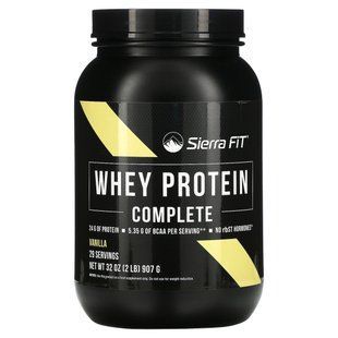 Sierra Fit, повний сироватковий протеїн, ваніль, 907 г (2 фунти)