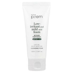 make p:rem, Safe Me. Relief Moisture Cleansing Foam, 3.38 fl oz (100 ml)