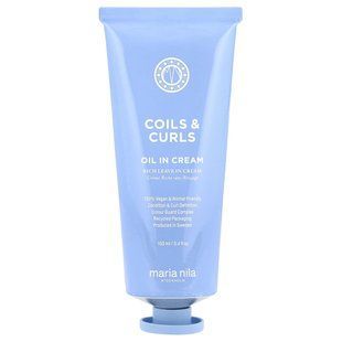 Maria Nila, Coils & Curls Oil in Cream, 3.4 fl oz (100 ml)