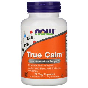 Витамины для настроения Now Foods (True Calm) 90 вегетарианских капсул купить в Киеве и Украине